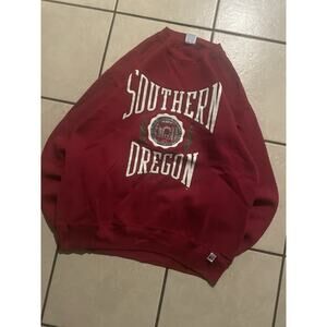Vintage Southern Oregon University Russell Athletic Crewneck Mens L Sweatshirt
